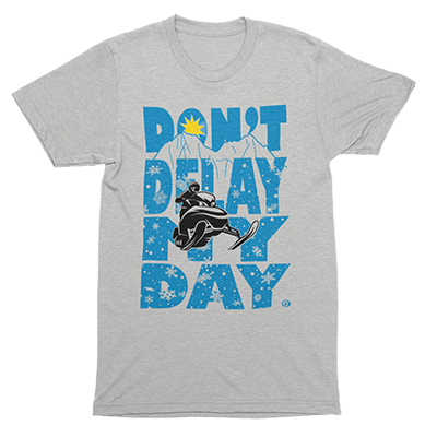 Don't Delay My Day - Snowmobiling