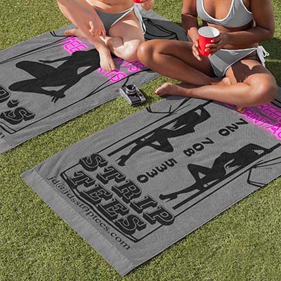 JD's Strip Tees - Merchandise - Beach Towel