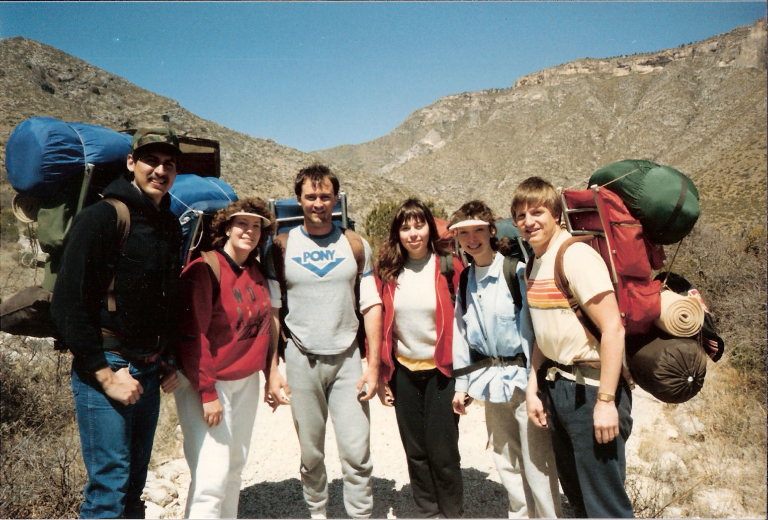 College Backpacking Guadalupe Mountains