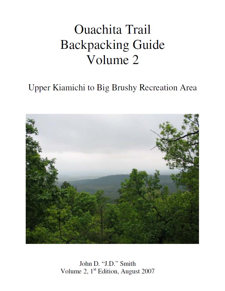 Ouachita Trail Backpacking Guide Volume 2