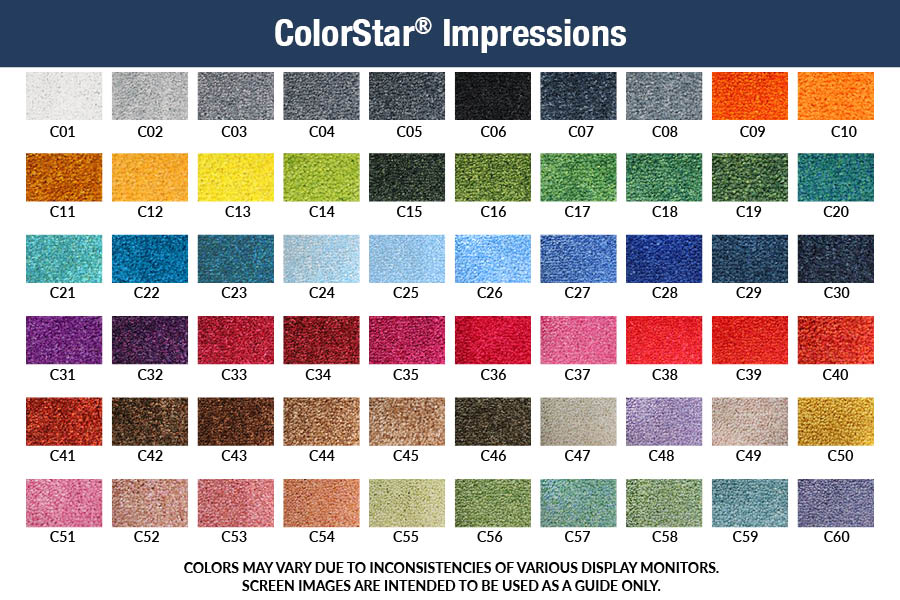 ColorStar Impressions color samples